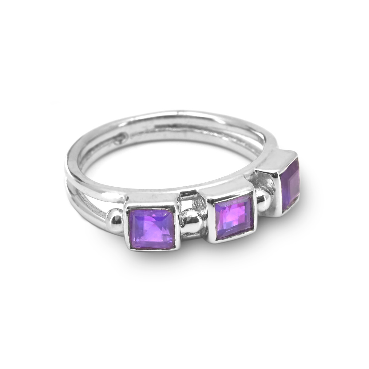 Bague amethyste argent Marion